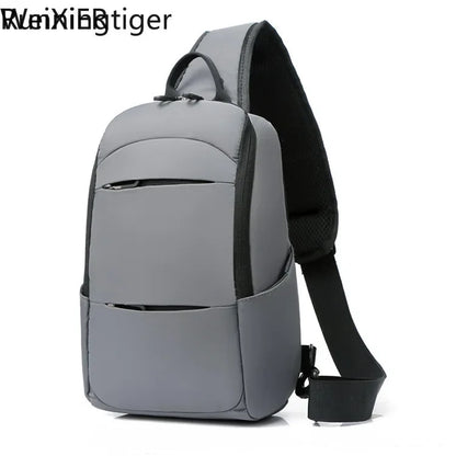 Wasserdichte USB-Multifunktions-Umhängetasche für Herren – Designer-Kuriertasche & Reise-Rucksack