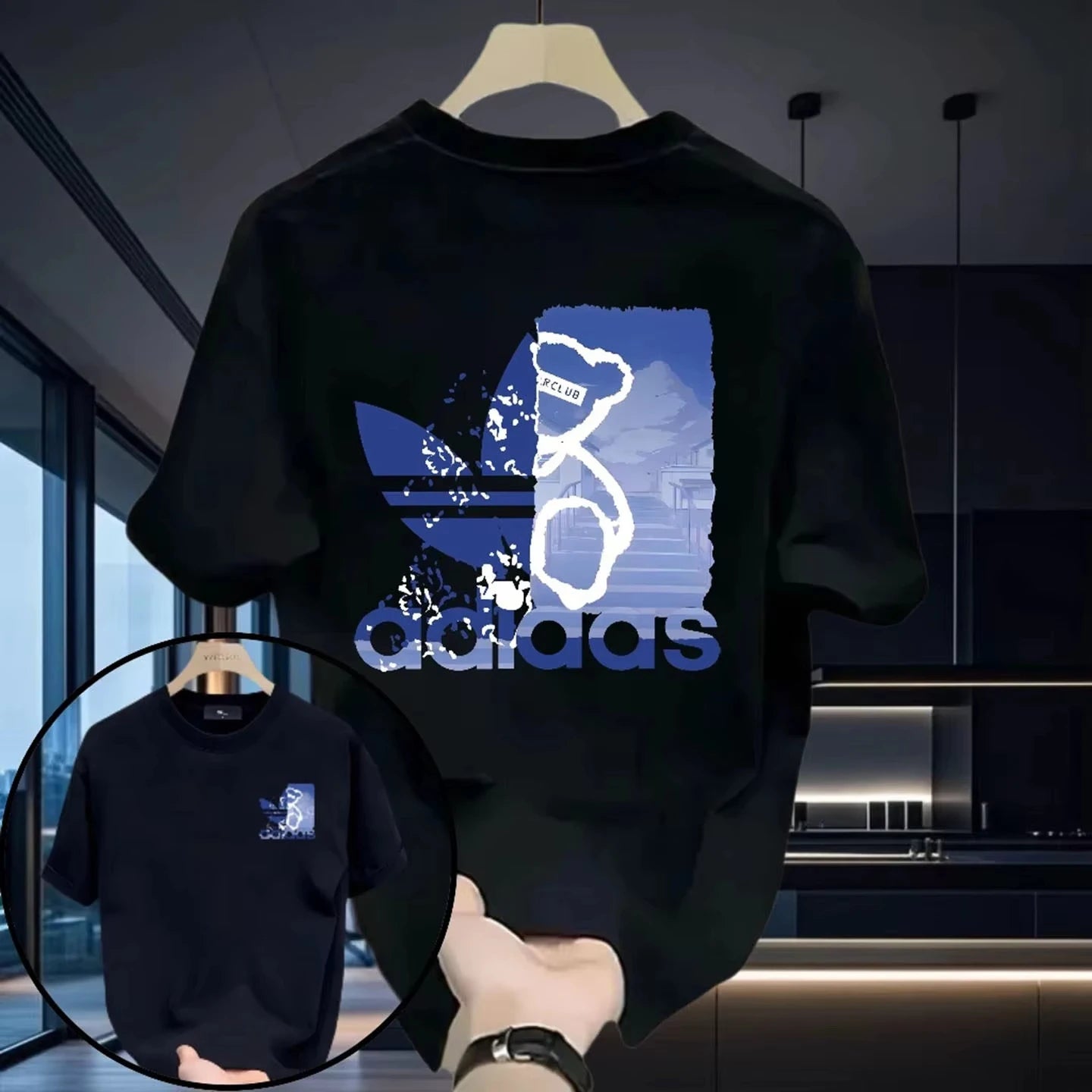 Bequemes T-Shirt, lockeres Paar-Oberteil für Jungen und Mädchen, Teenager – cooles und stylisches Kurzarmshirt