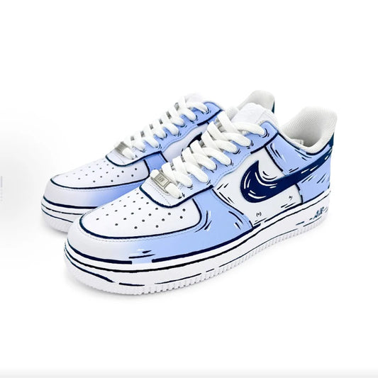 Custom Nike Air Force 1 Fully Rebuilt Unisex Skate Shoes