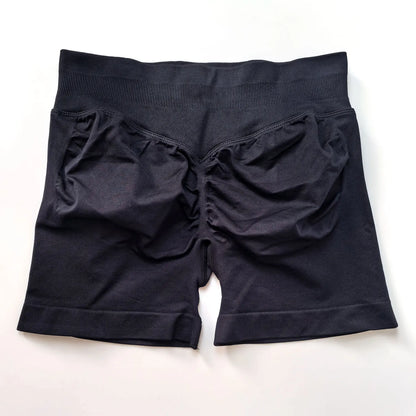 Women's 4.5" Biker Shorts | Scrunch Butt Seamless Yoga Gym Leggings