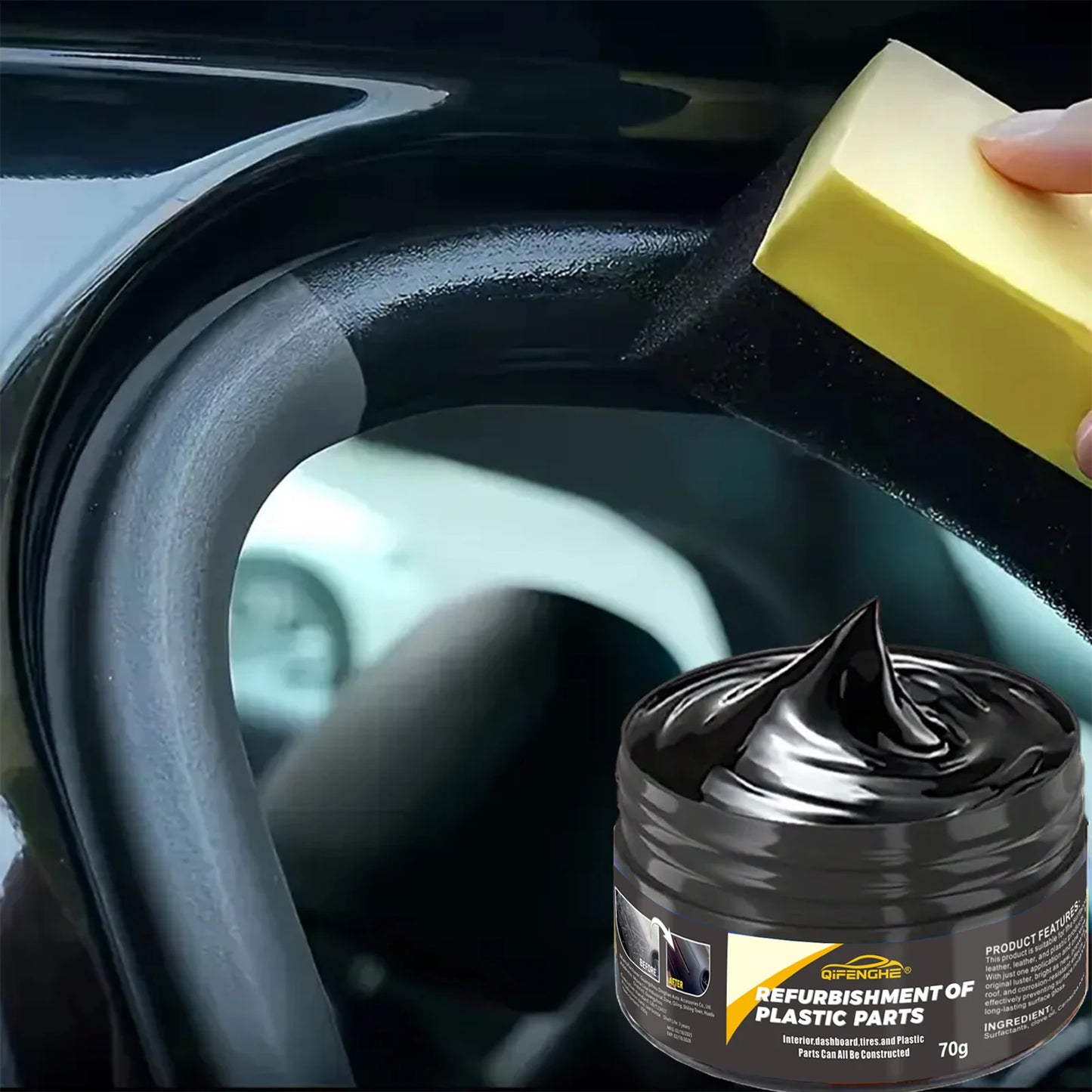 Automotive Plastic Repair Wax - Scratch & Anti-Aging