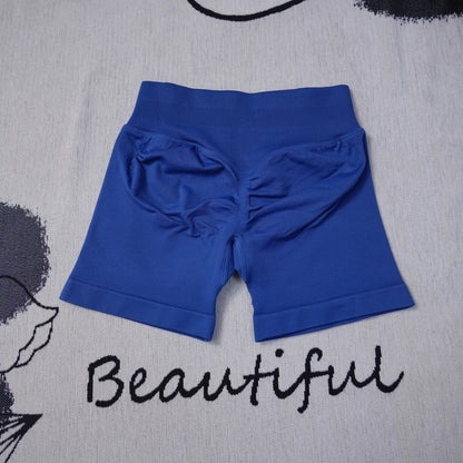 df Dynamic Shorts 4.5" Women's Seamless Yoga Shorts High Waisted Butt Lifting Breathable Workout Gym Running Comfort