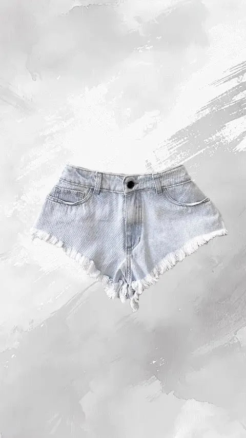 High Street Element Five Star Patch Designer Pink Denim Pants Baggy Rock Short Jeans
