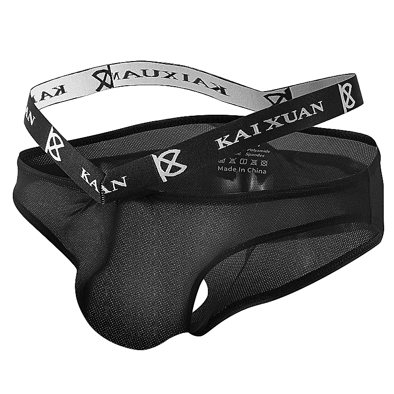 Men's Ice Silk Mesh Briefs  Breathable Underwear