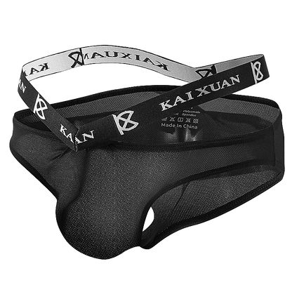 Men's Ice Silk Mesh Briefs  Breathable Underwear