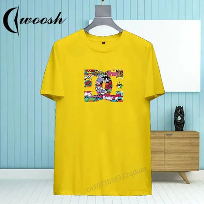 2025 Neue heiß bedruckte Y2k-T-Shirts für Herren und Damen, luxuriöse Oberteile, locker, reine Baumwolle, weich, Kindergröße