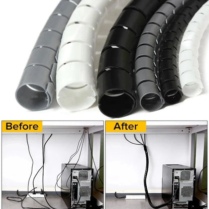 Flexible Spiral Cable Wire Protector 1M/2M - 10/16mm