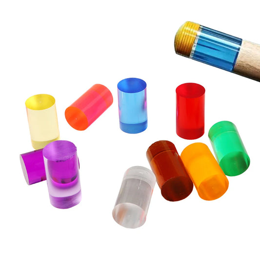 Compact Structure Snooker Cue Accessory Billiard Cue Ferrule Replacement Pool Cue Ferrule Replacement Kit Transparent for Pool