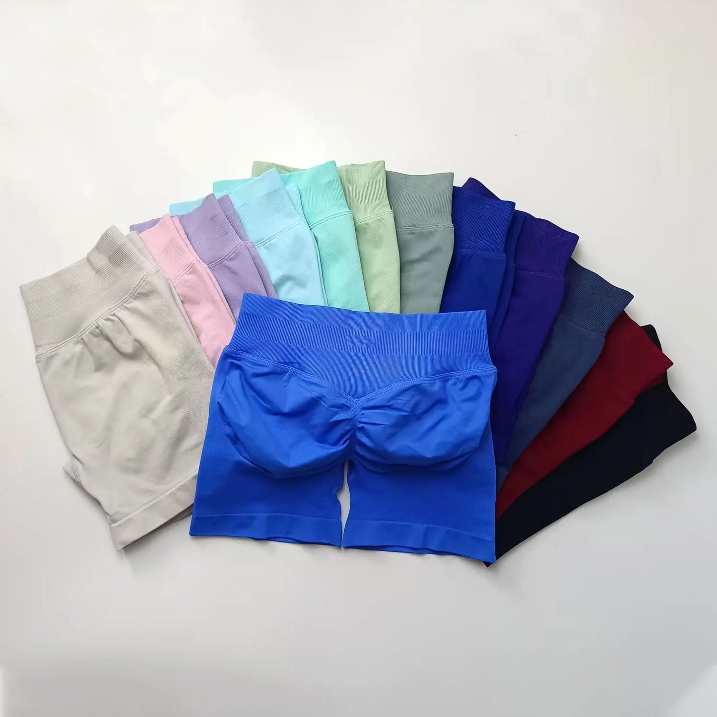 Women's 4.5" Biker Shorts | Scrunch Butt Seamless Yoga Gym Leggings