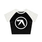 Punk Aphex Twin Print Oversize Hip Hop Women Crop Top Tee