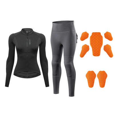 WOSAWE Women Motorcycle Jacket CE Approved Motorcycle Body Armor Summer Downhill Motorbike Protection Moto Racing Clothing