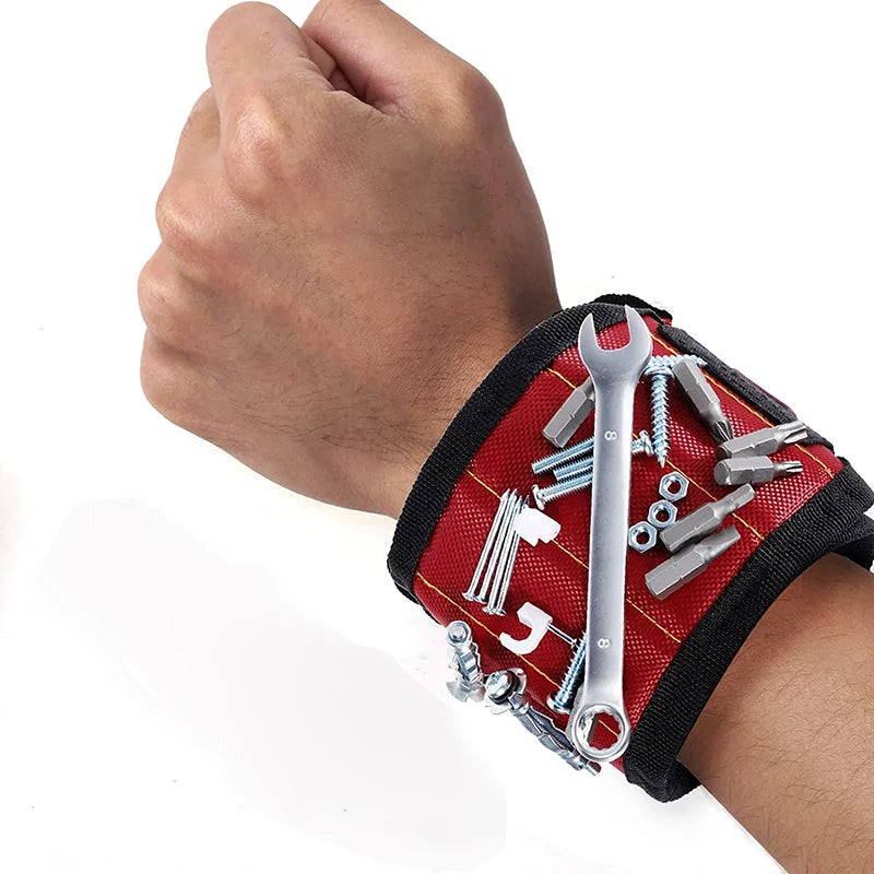 Magnetisches Armband zum Halten von Schrauben, Nägeln, Bohrern, Handgelenk-Werkzeughalter mit starken Magneten, Coole Gadgets für Männer, Frauen