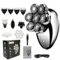 Men's 7D Floating Electric Shaver — Wet/Dry, Rechargeable, LCD Display
