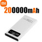 Xiaomi MIJIA 200000mAh Large Capacity Power Bank 120W Fast Charging Portable Digital Display Powerbank For iPhone Samsung Huawei