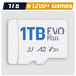 1TB Game TF Card for Steam Deck/Wins Handheld Latest Batocera 39 OS Retro Game Console with 61200 Games for PS3/PS2/PS1/PSP/MAME