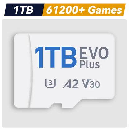 1TB Game TF Card for Steam Deck/Wins Handheld Latest Batocera 39 OS Retro Game Console with 61200 Games for PS3/PS2/PS1/PSP/MAME