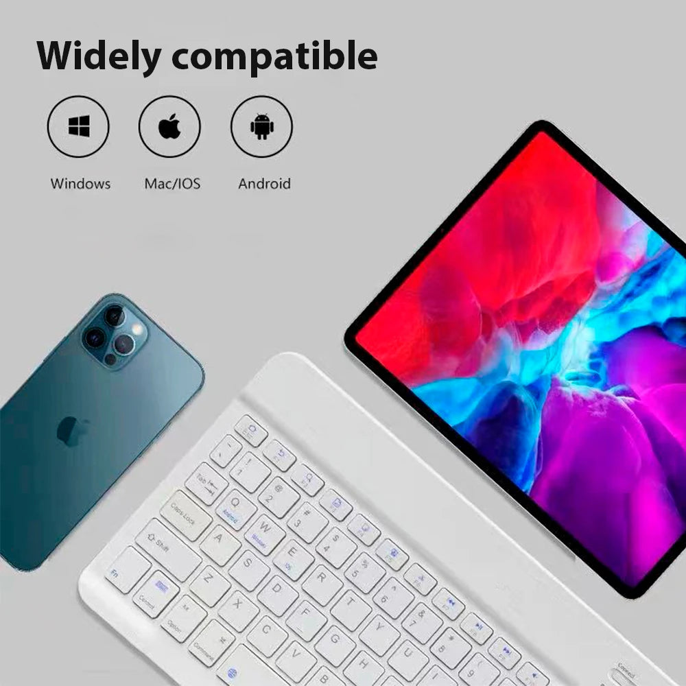 Mini Bluetooth Keyboard & Mouse for iPad Tablet Phone