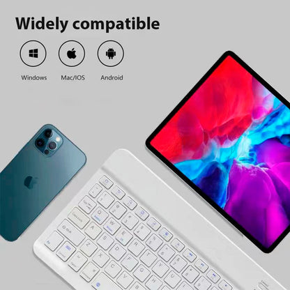 Mini Bluetooth Keyboard & Mouse for iPad Tablet Phone