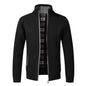 Autumn Winter Warm Cardigan Men Fleece Sweaters Full Zip Jackets Slim Fit Luxury Brand Knitted Sweater Coat American Jersey