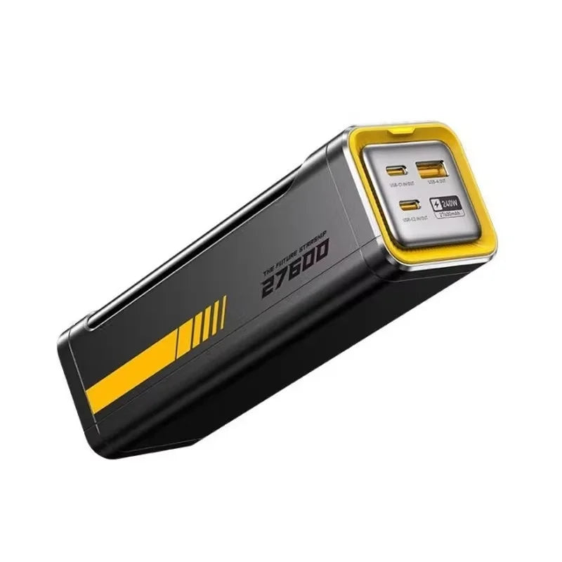 Sales AOHI The Future Starship Power Bank 240W 27600mAh LED Display Power Bank with 3FT C-C Cable Two-way Quick Charge 140W
