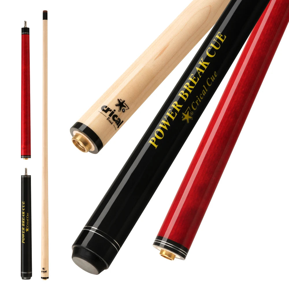 Crical Break Jump Cue with Uniloc Joint Professional Maple Shaft for Punch Jump cue Billiard pool Cue Stick