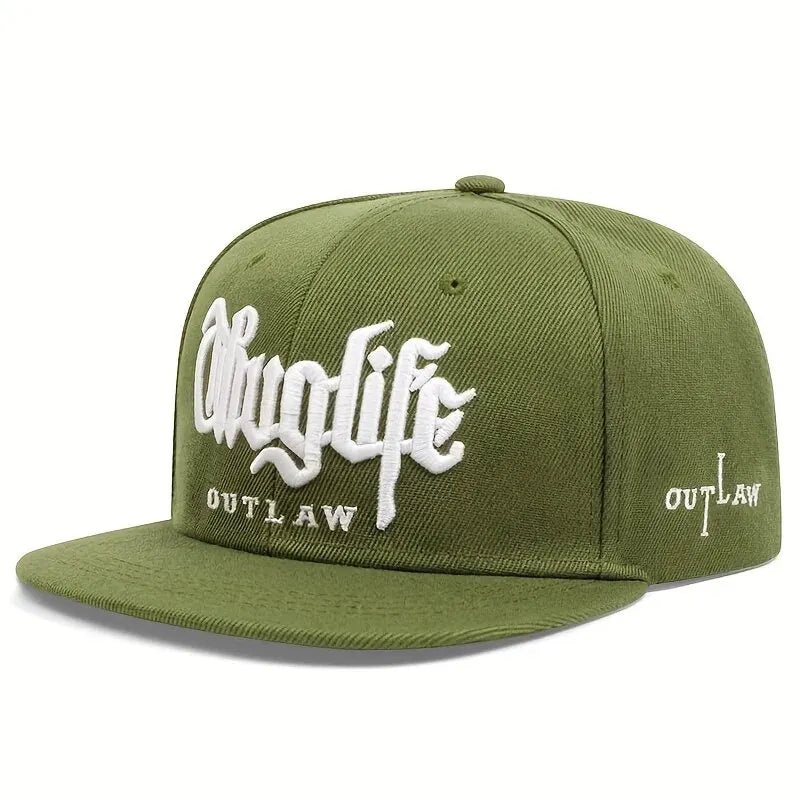 Embroidery Snapback Baseball Cap Adjustable
