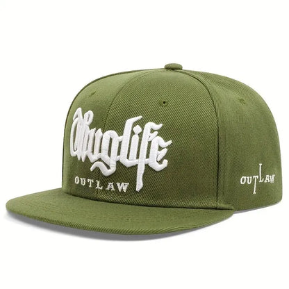 Embroidery Snapback Baseball Cap Adjustable
