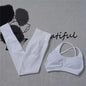 2Pcs Women's Gym Yoga Set Seamless High Waist Leggings Sports Bra Top Workout Outfit Fitness Activewear Running Training Clothes