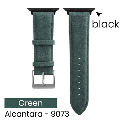 YMW Alcantara Apple Watch Band - Suede Leather Strap
