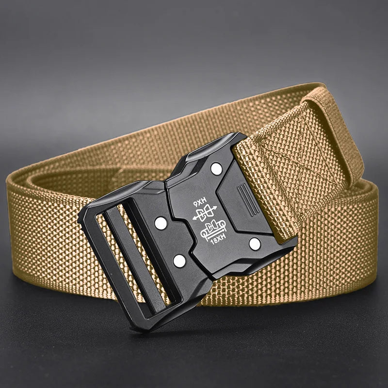 Taktischer Gürtel – Langlebige Automatische Schnalle, Perfekt für Outdoor-Abenteuer, Unisex Accessoires für Herren und Damen