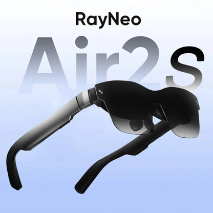 RayNeo Air2S sunglasses on a light blue background