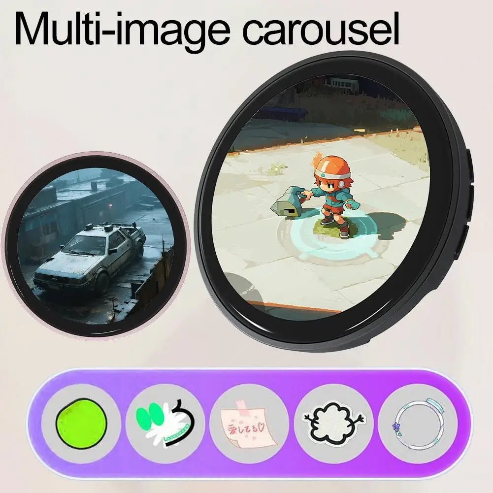 Bluetooth Smart Cyber Badge – 1.85" HD Touch Screen Display Badge