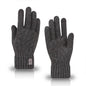  4colors Winter Warm Gloves Touchscreen Unisex Knit Finger Gloves Machine Washable Ideal for Travel Cycling Sports