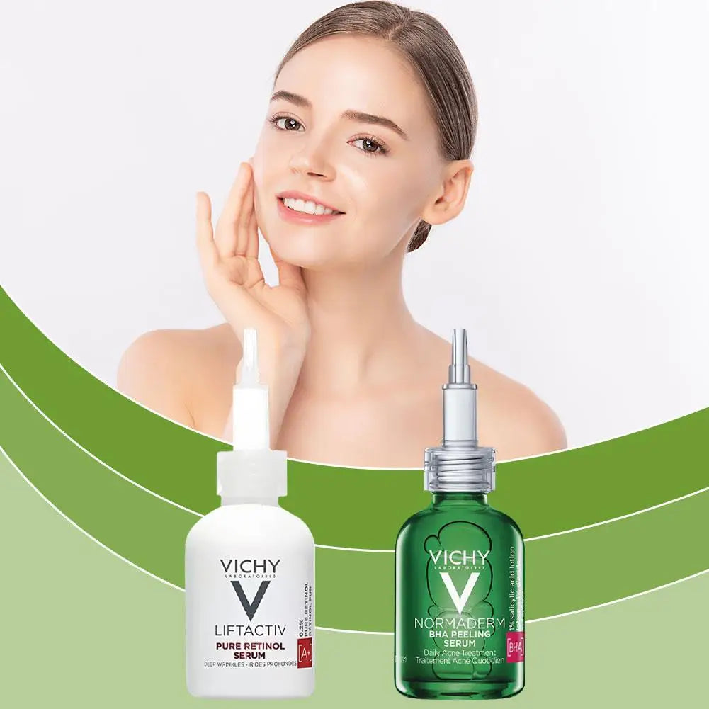 VICHY Salicylic Acid Facial Repair Cream 16% VC Rejuvenating Hyaluronic Acid B3 Serum Soothing Moisturizing Retinol Skin Care