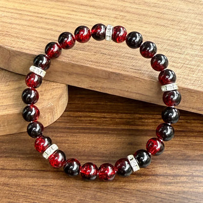 Anti-Angst-Armband im Bohème-Stil mit Perlen, Stressabbau, Beruhigung, Aufrechterhaltung des geistigen Gleichgewichts, Stärkung der Kommunikation