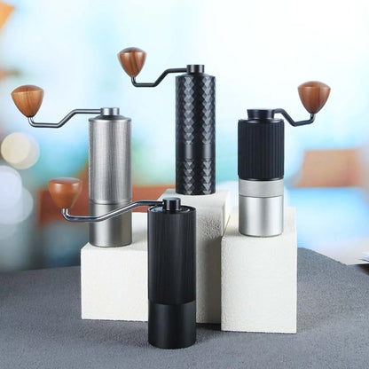 HAVMORE Upgrade Manuelle Kaffeemühle CNC Professionelle Edelstahl Diamant Einstellbare Manuelle Kaffeebohnenmühle