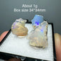 Ethiopia Opal Gem Mineral Specimen – 34x34mm Box