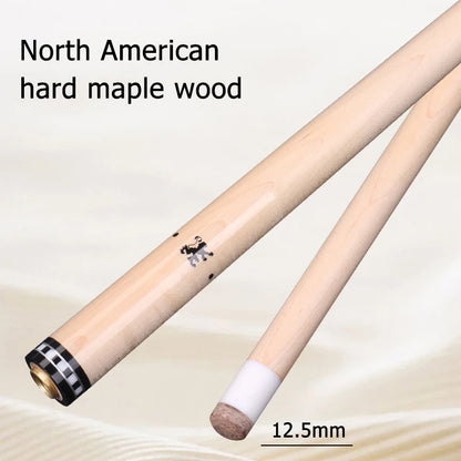 ADAMII Billiard Cues Pool Cue Stick Nine Ball Arm Maple Shaft The Irish Line Grip 1/2 Split Cue Uni-Lock Joint Tip Size 12.5mm
