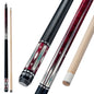 BCUE Professional Billardqueue mit 1/2 Ahorn, 12,5mm Spitze, Ahornschaft für neuesten 58 Zoll Poolqueue