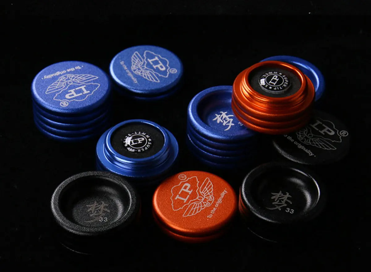 LP Dream Billiards Snooker Super Cue Tip With Cushion 11mm S M H In Tin
