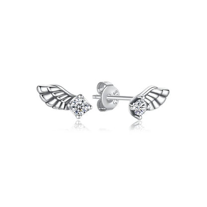 Original 925 Sterling Silber Ohrringe 2025 Stecker Creolen Kristall Ohrringe für Damen Roségold Krone Herz Unendlichkeit Biene Ohrring Schmuck