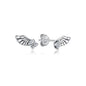 Original 925 Sterling Silber Ohrringe 2025 Stecker Creolen Kristall Ohrringe für Damen Roségold Krone Herz Unendlichkeit Biene Ohrring Schmuck