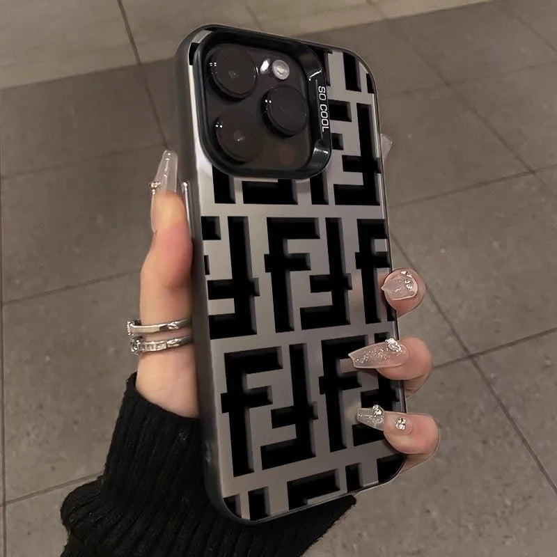 Creative and personalized phone case for iPhone 16 15 14 13 12 11 Pro/ Max/Plus shock-proof rear cover anti-fingerprint