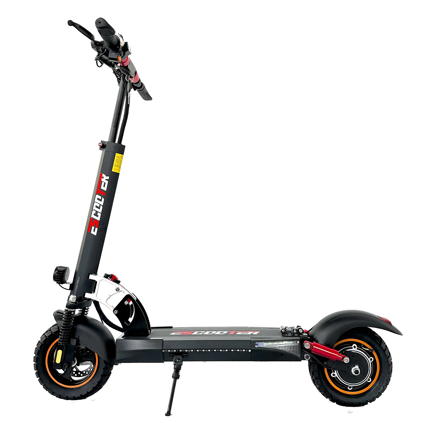 800W Powerful Electric Scooter 48V 13Ah Max Speed 45km/h Long Range 10'' Tires Dual Shock Absorbing Folding EScooter for Adults