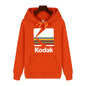 Kodak Brand Fashion Retro Y2K Print Autumn and Winter Men Sports Hoodie Outdoor Casual Casual Comfortable Street Jacket Clothing