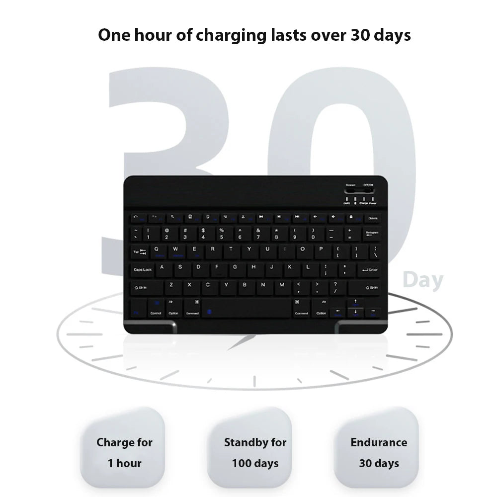 Mini Bluetooth Keyboard & Mouse for iPad Tablet Phone