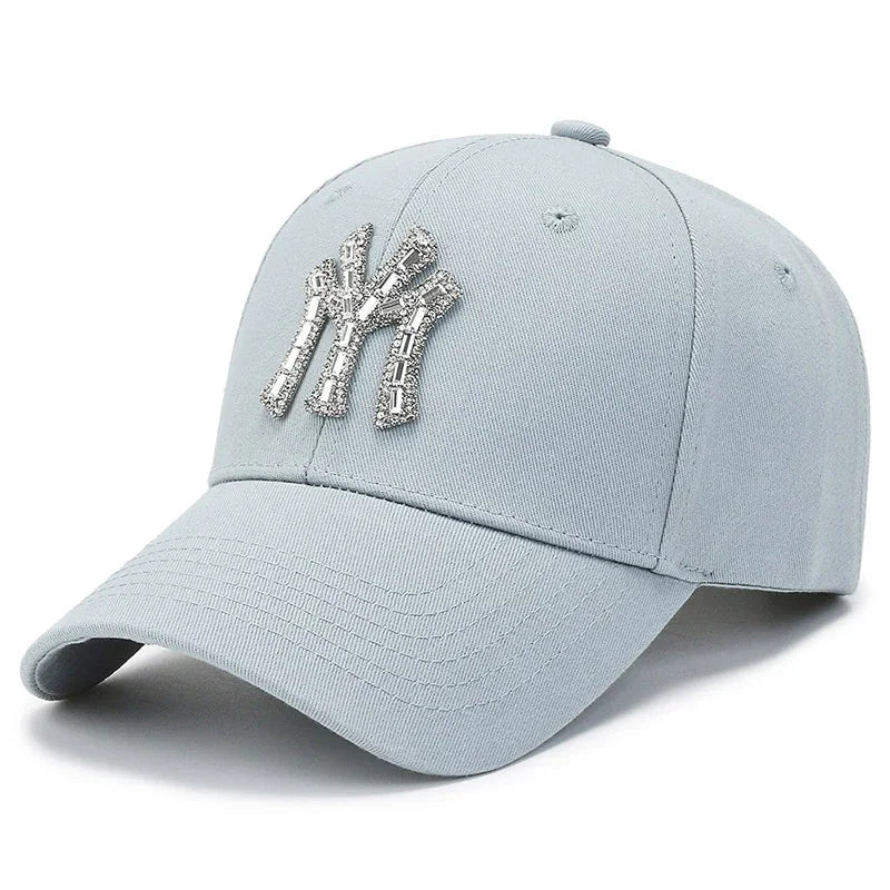 Rhinestone Baseball Cap | Women's Casual Sunshade Hat