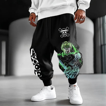 Jogging Pants Sweat Pants Print Casual Pants Mens