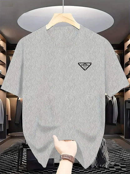 Milan Fashion Men's Luxury Printed Cotton T-Shirt