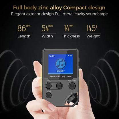 8GB Lossless Bluetooth MP3 Player with FM Radio